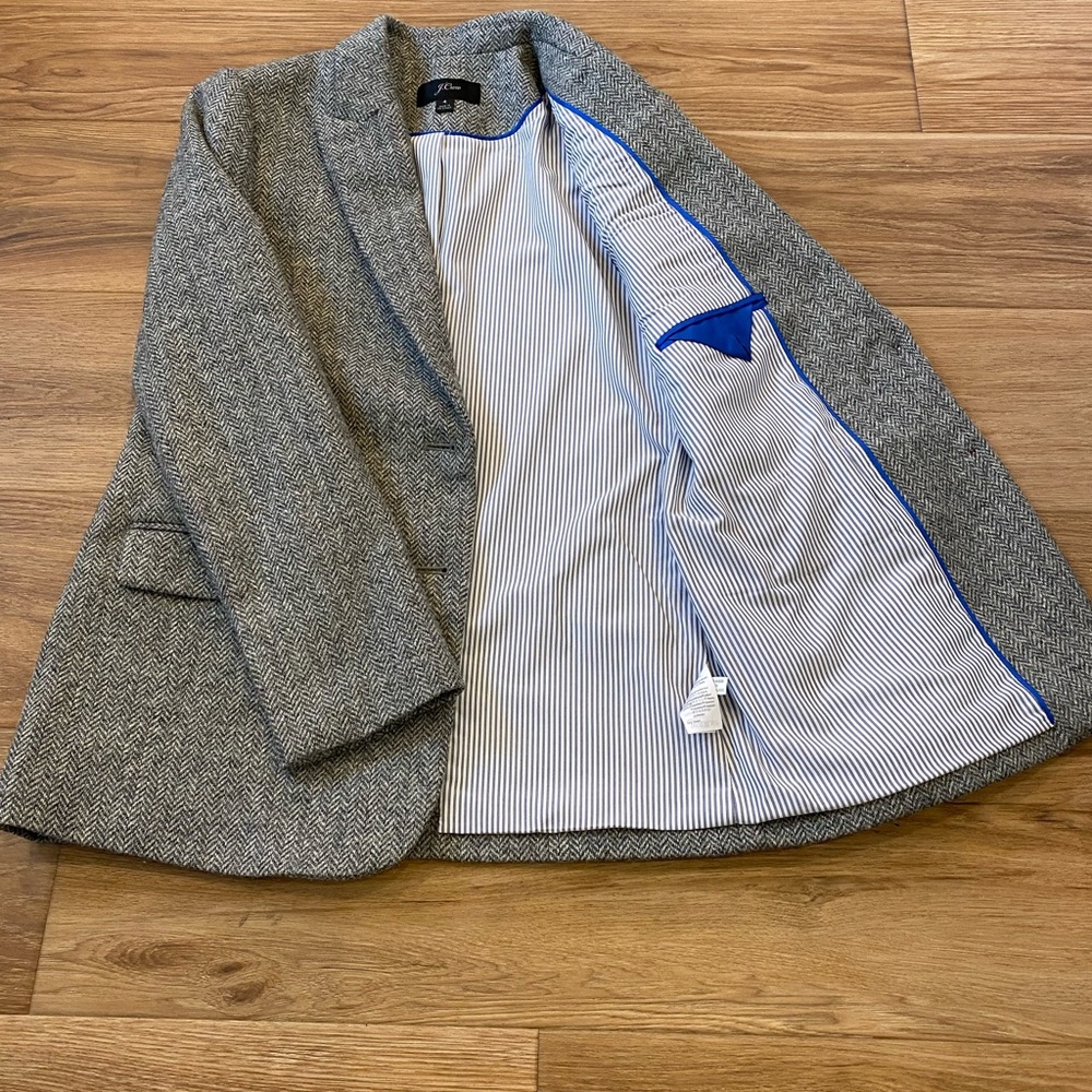 J. Crew Women's Classic Gray Blazer - Picture 3 of 5